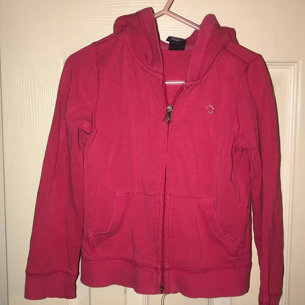Girls Gap Pink Hoodie Size 4/5
